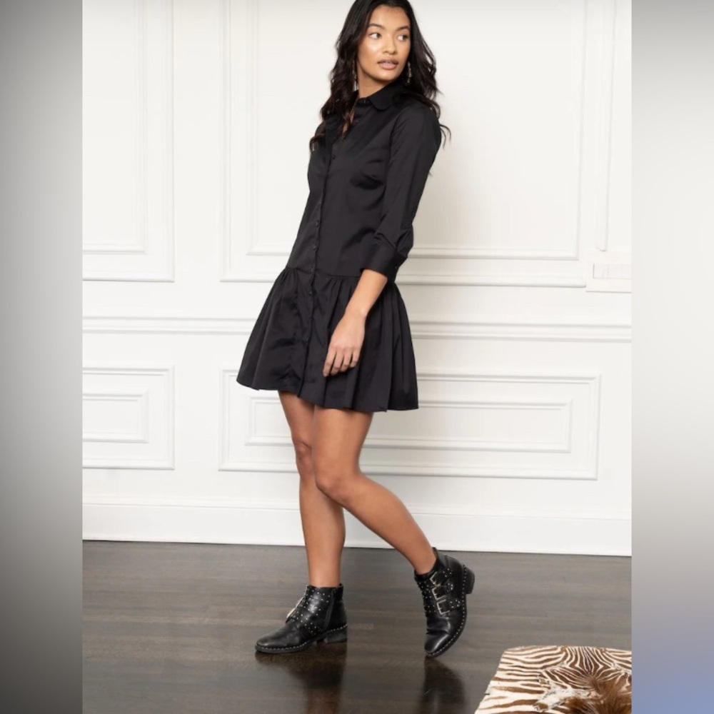 The Shirt Rachel Behrens Black Dress - M black , cotton